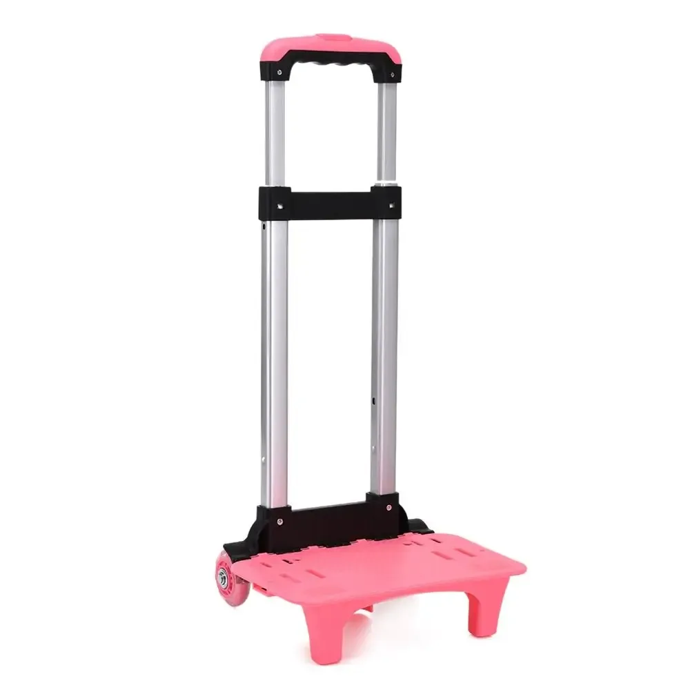 bagage de voyage durable en alliage d'aluminium, 2 roues, porte-tige de poulie, sac pour animaux de compagnie, support de chariot, sac à dos pour étudiant