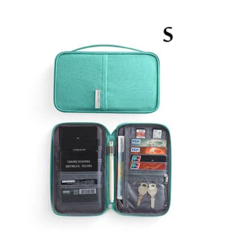 porte-passeport de voyage étanche multifonction pour femmes, housse rose, sacs, organisateur de documents familiaux, sac d'accessoires de voyage, nouvelle collection