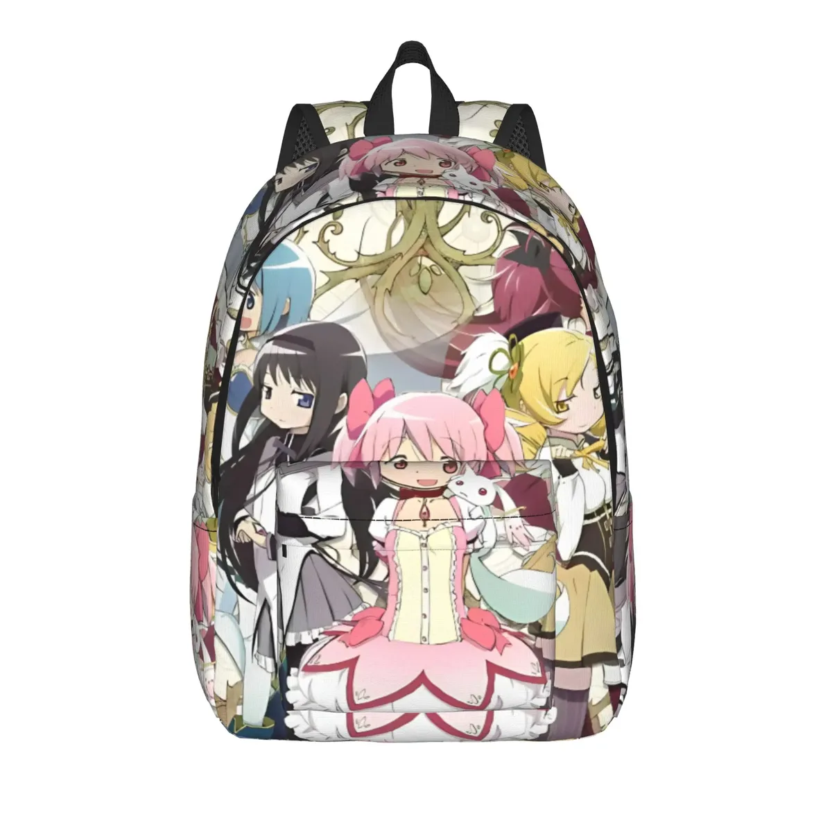 sac à dos homura puella magi madoka magica anime pour étudiants, randonnée, voyage, kyubey, pour hommes et femmes, sacs en toile pour ordinateur portable