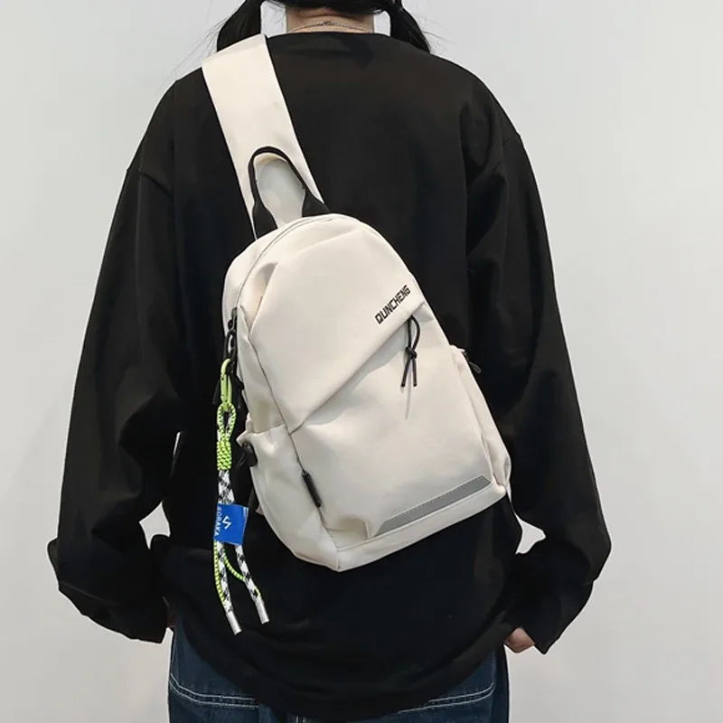 sac à bandoulière pour hommes, petit sac à dos à bandoulière simple, sac de poitrine pour femmes, cyclisme, sport, escalade, tablette pour garçons, léger mo