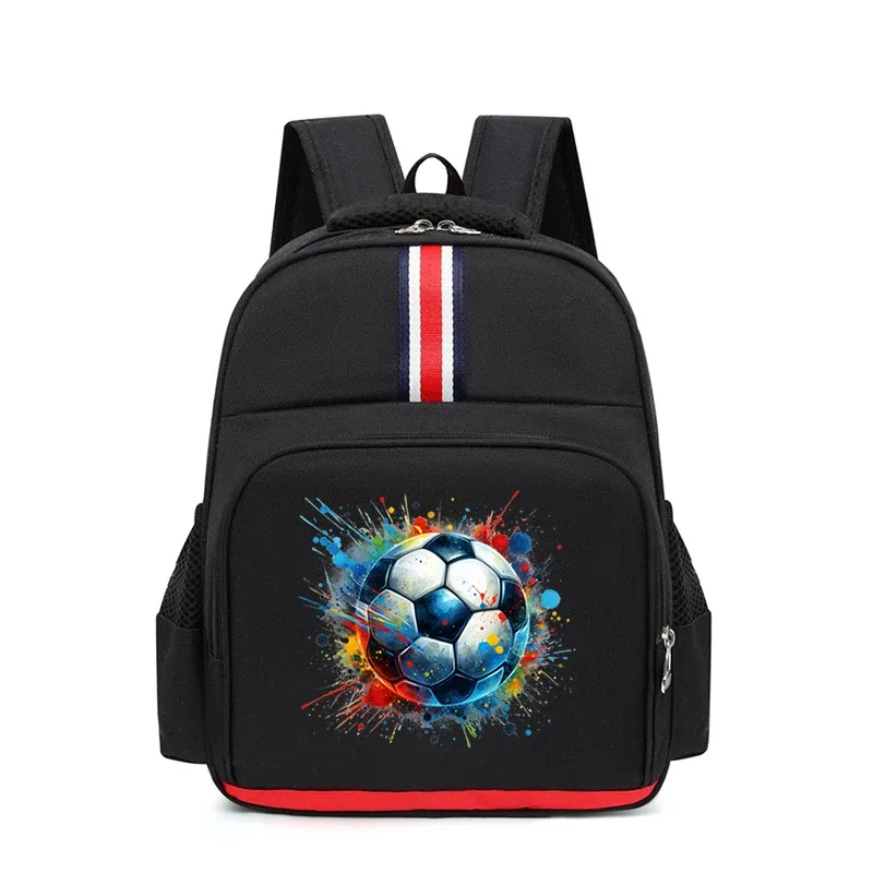 Sac à Dos Multifonction pour Enfant, Imprimé Football, Interconnexion, Élève du Primaire, Ventilateur de Football, Voyage en Plein Air, Sacs d'École Primaire
