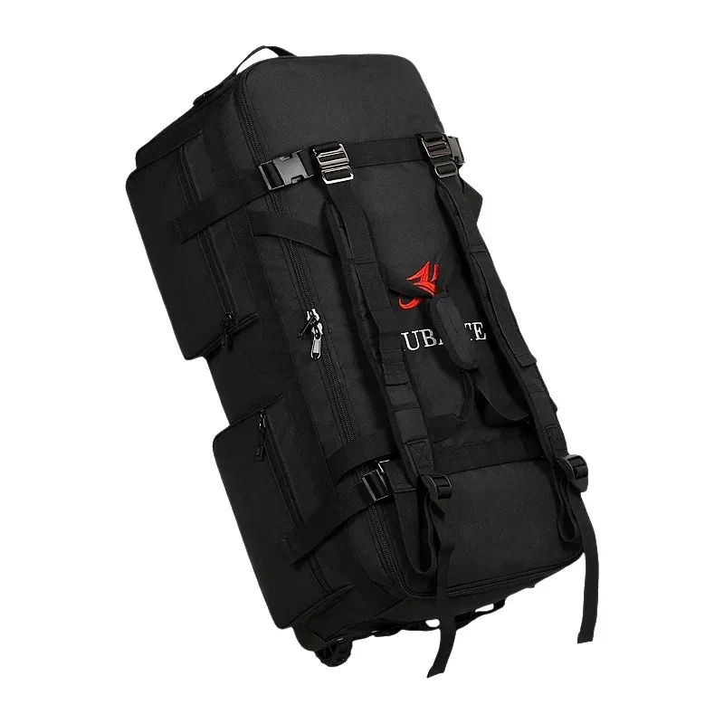 sac de voyage grand format 100l, sac à bagages à main, sac à roulettes d'extérieur, sac de rangement pour vêtements, sac à dos double épaule, imperméable et résistant à l'usure