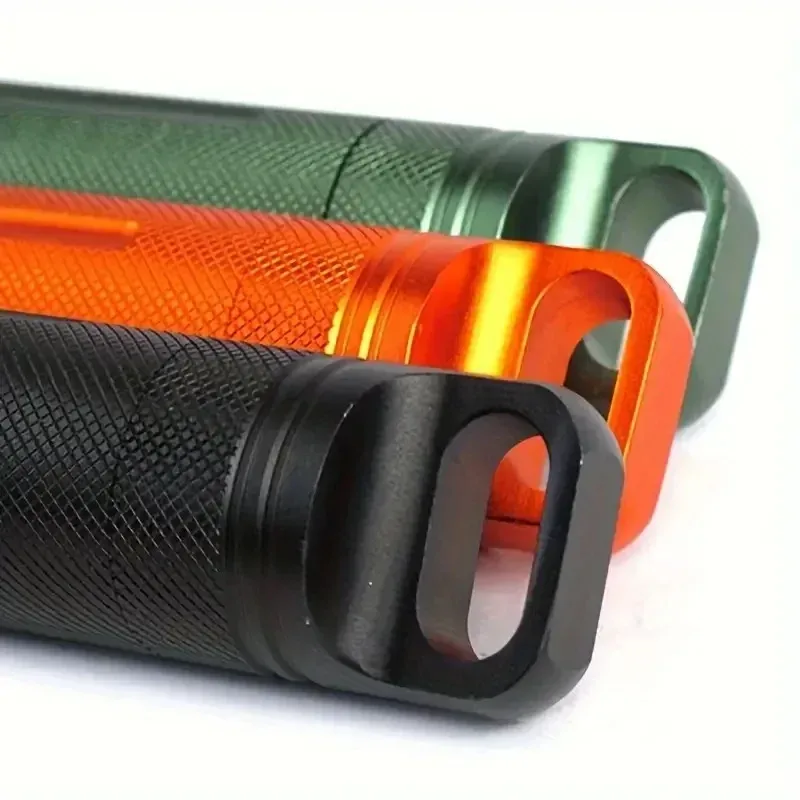 organisateur transport métal noir vert foncé orange compact portable pilules médicaments conteneur rangement extérieur sacoche