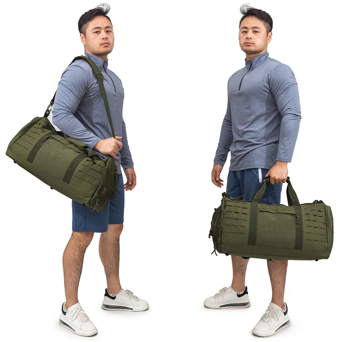 sac de voyage tactique 40l pour hommes, sac de sport, sac de week-end pour le basketball, bagage à main, équipement de camping en plein air
