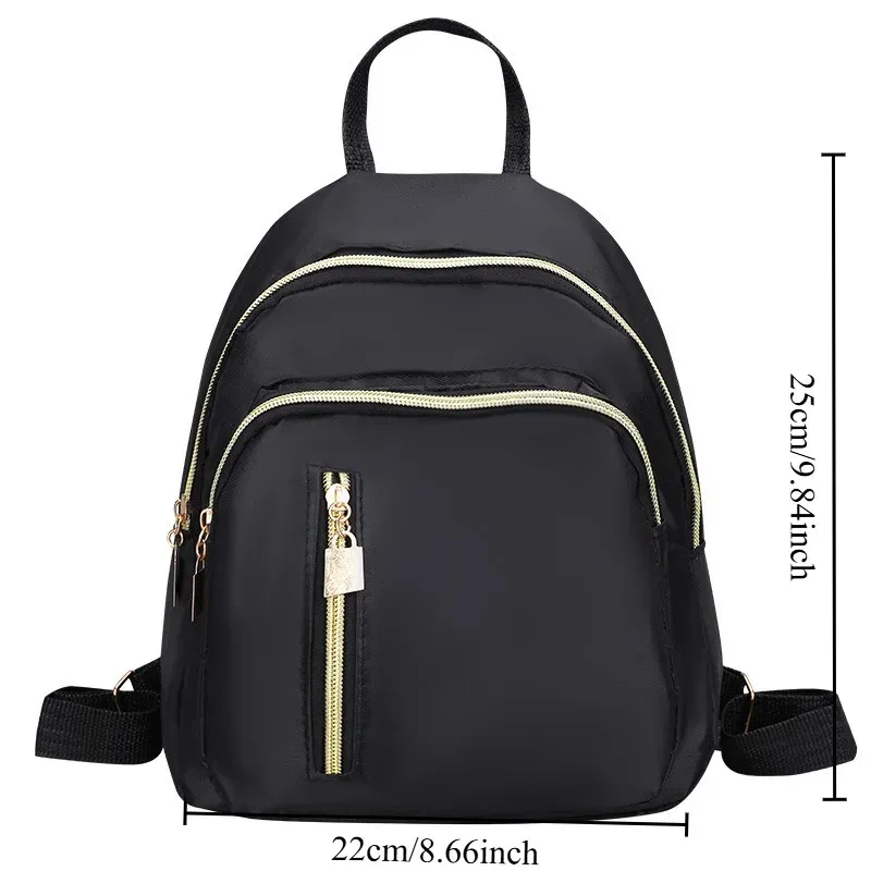 sac à dos multifonctionnel pour femme, sac à dos oxford tendance pour fille, mini sac à dos de voyage mignon, sac à bandoulière pour homme, sac à main noir tendance