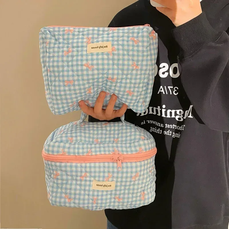 trousse de maquillage pour femmes, 1 pièce, grande capacité, organisateur de cosmétiques de voyage, pochette de toilette, sac de rangement étanche pour salle de bain pour filles