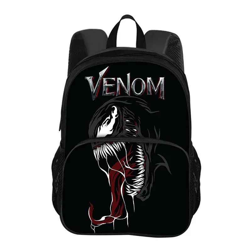 sac à dos avec poche avant venom movie, à la mode, pour voyage, papeterie, cadeau pour enfants, école, polyvalent