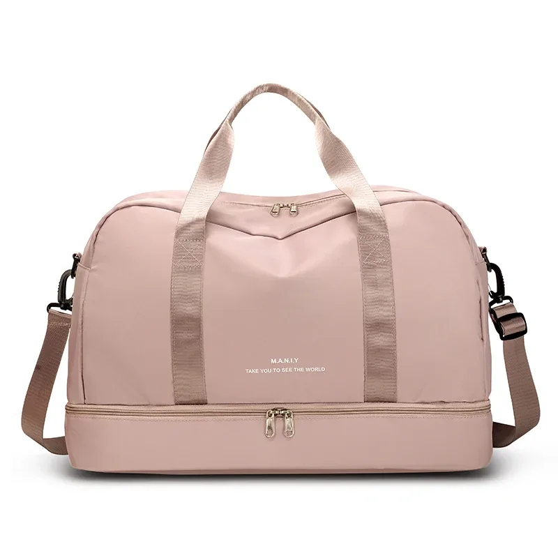 sac de voyage extensible pour femmes, sac à main de sport, sac de fitness, grande capacité, sac de nuit pour week-end à une épaule