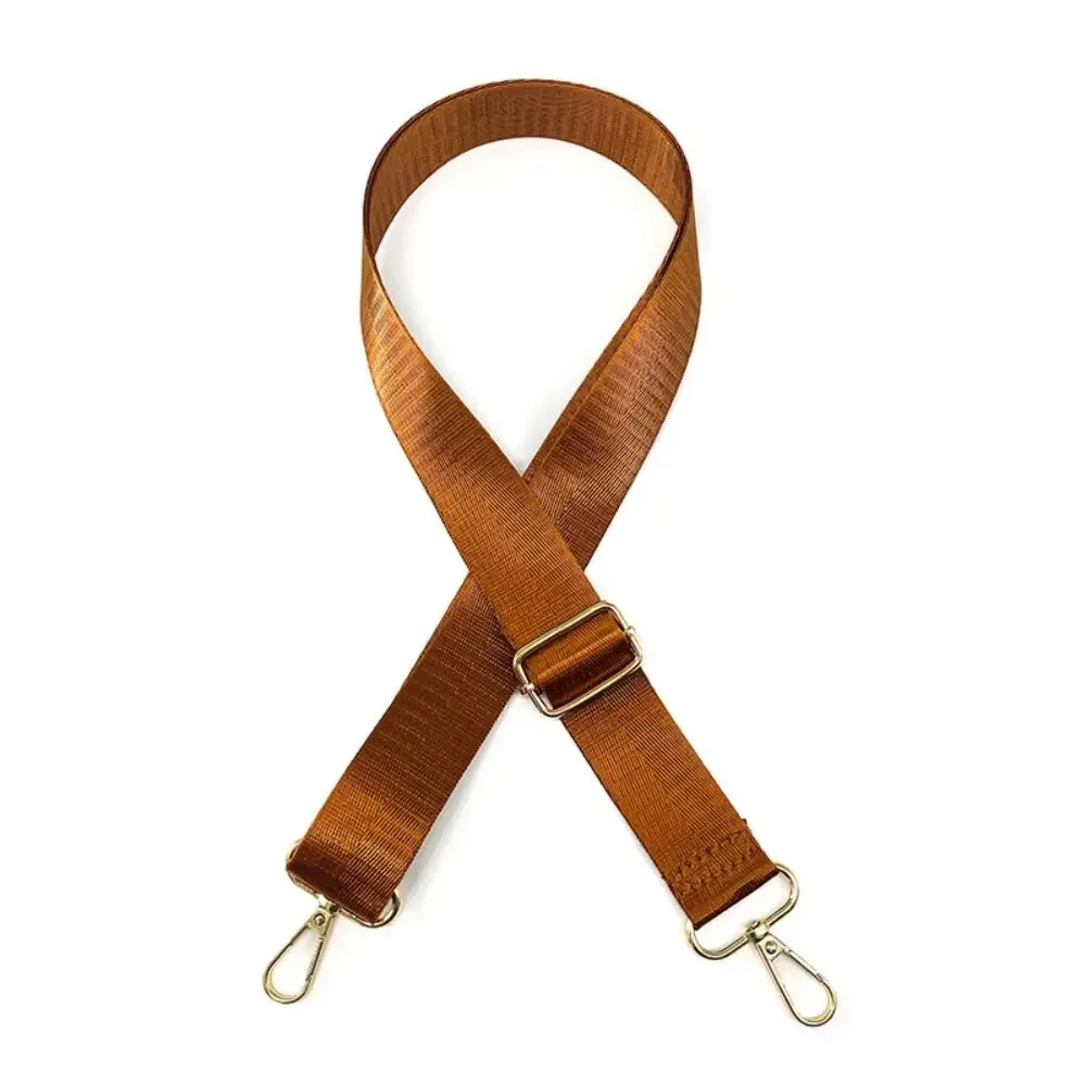 nouvelle sangle de sac à bandoulière ajustable en nylon couleur unie, ceinture de sac à bandoulière tendance