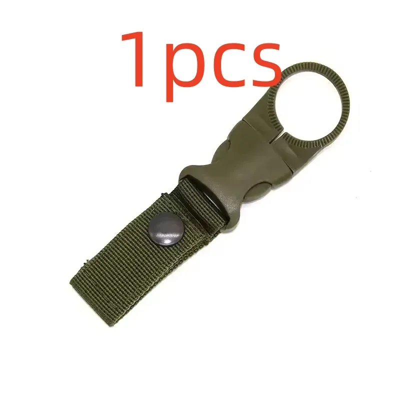 mousqueton porte-bouteille d'eau, clip de fixation pour ceinture et sac à dos, en sangle nylon multifonction