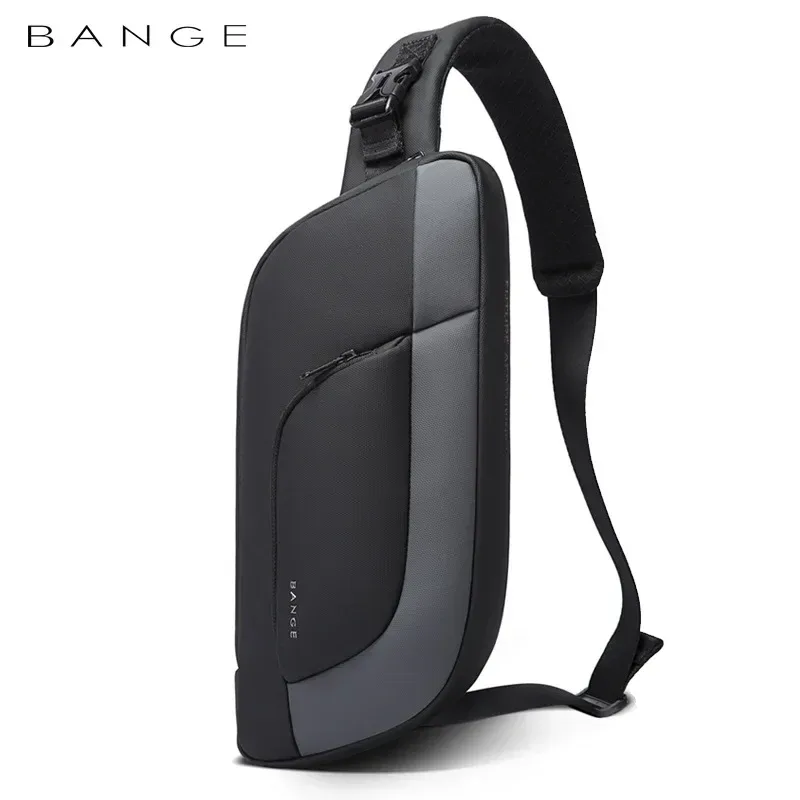 bange nouveau sac à bandoulière multifonction antivol sacs à bandoulière mâle étanche court voyage sac de poitrine pack pour hommes