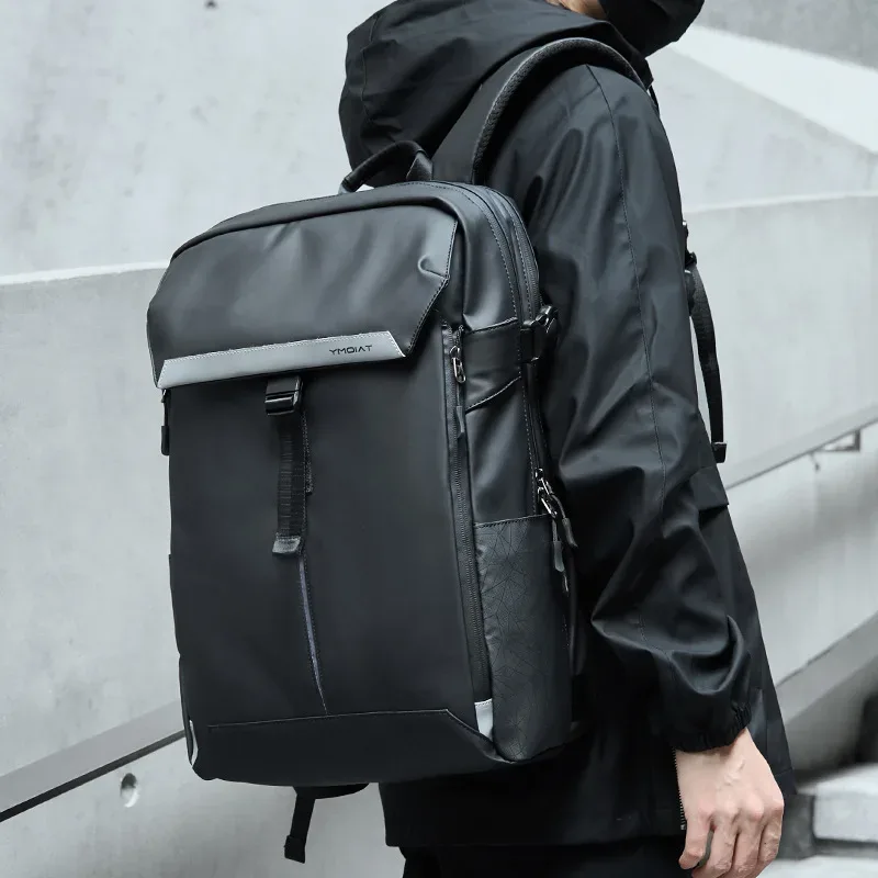 bandes réfléchissantes sac à dos hommes sac à dos de basket-ball extensible pour hommes grande capacité 15.6 pouces pochette d'ordinateur sacs de voyage imperméables