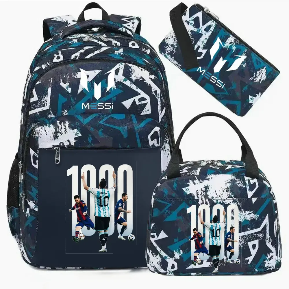 sac à dos imprimé messi, sac à dos de sport, de football, décontracté, pour femmes et hommes, sacs d'école harajuku, sacs d'école pour femmes et hommes, mochilas de voyage