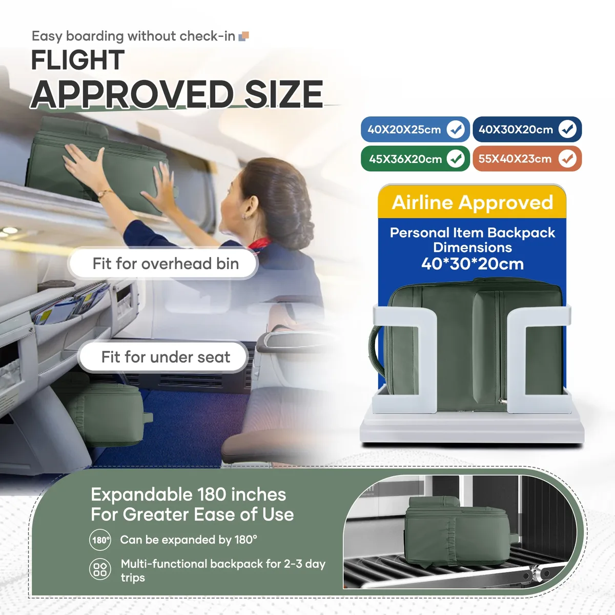 sac à dos de voyage ryanair 40x30x20, sac à dos à compression sous vide, sac de cabine wizzair, sac de voyage pour ordinateur portable 15,6 pouces, sac de rangement, cartable