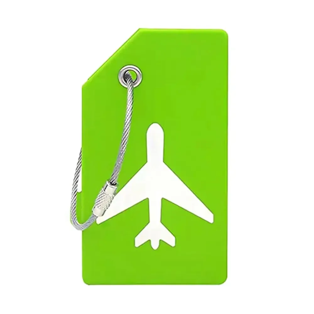 nouvelle étiquette de bagage en silicone souple, 6 couleurs, pour carte d'embarquement, étiquette nominative pour bagages, pour hommes