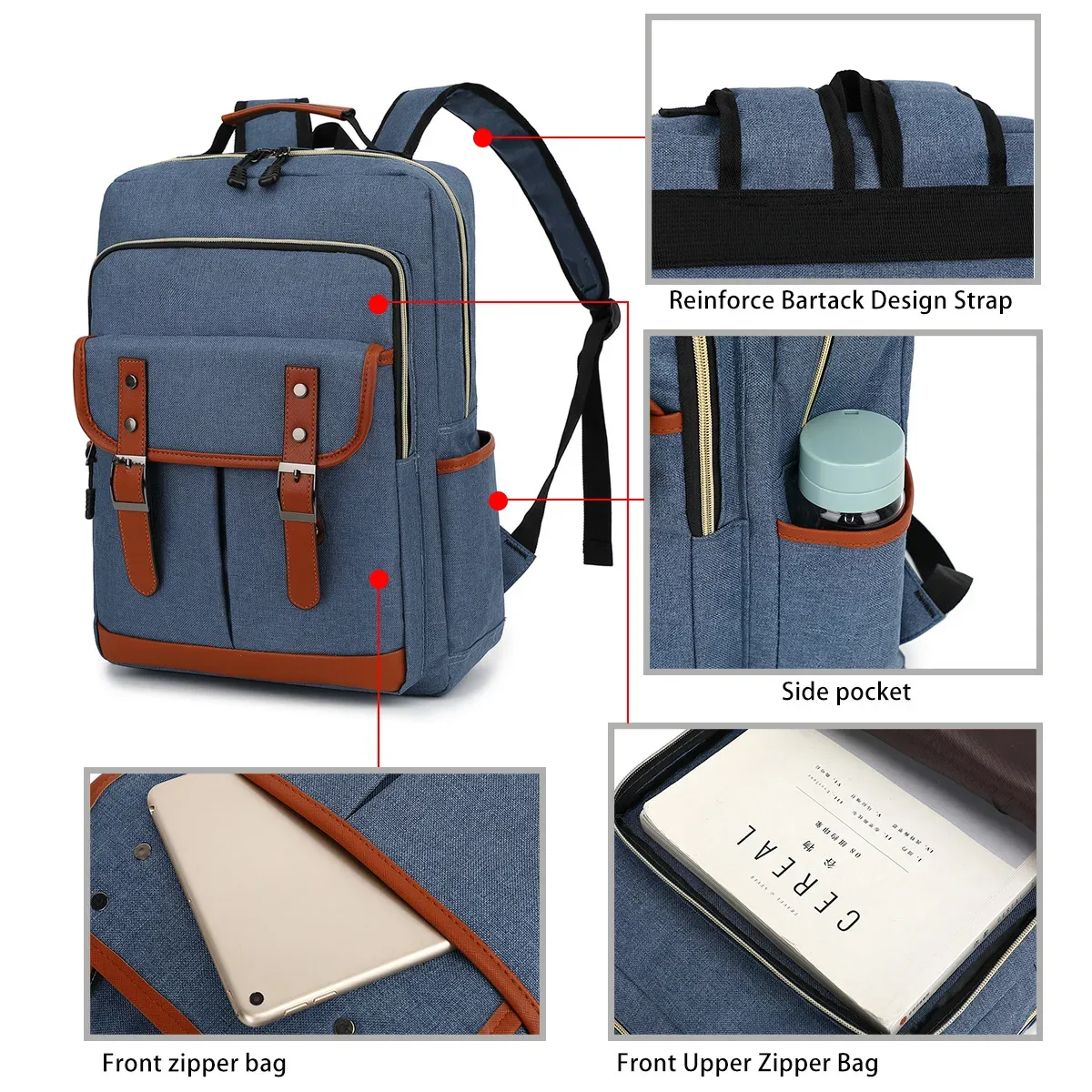 sac à dos en tissu oxford de qualité pour hommes et femmes, sacs à dos de voyage, sacs pour ordinateur portable 16 pouces, sac à dos grande capacité, sac à dos pour adolescent, sac de livre scolaire