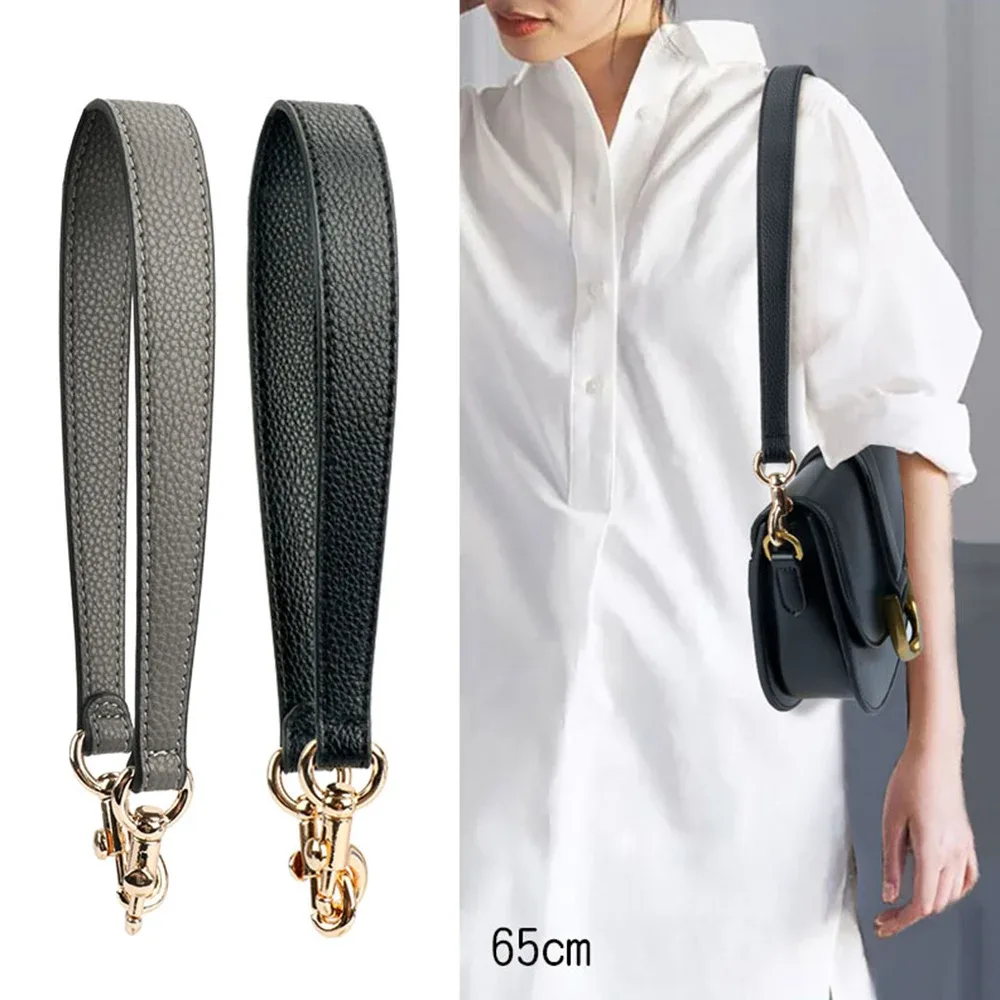 sangle de sac de conception de marque pour sac fourre-tout sous les bras, sacs à main, sangle de sac initiée par la poignée, sangle en cuir vachetta, accessoires de sac