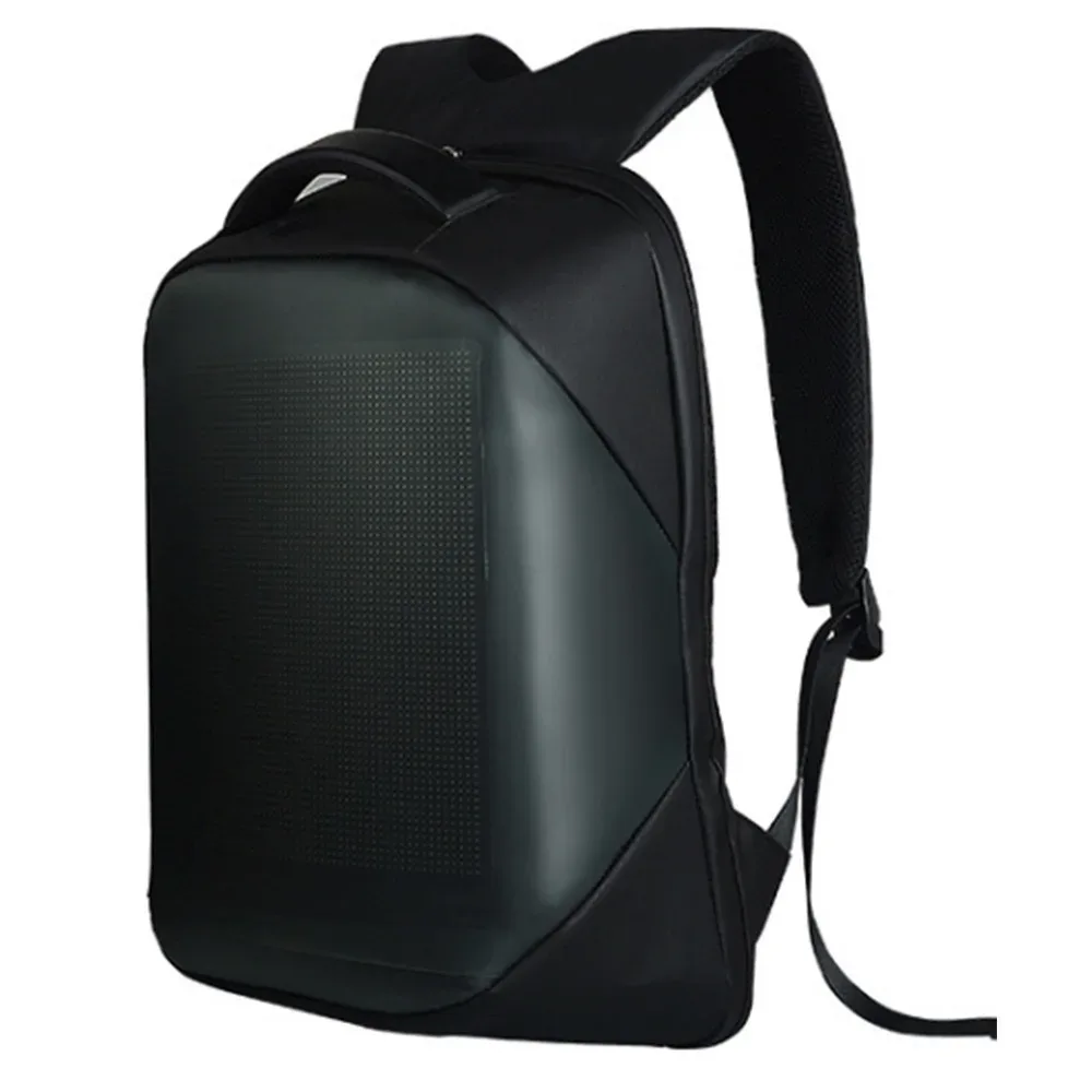 sac à dos led publicitaire avec écran, wi-fi et bluetooth pour voyage express, personnalisable avec nom et logo, pour homme