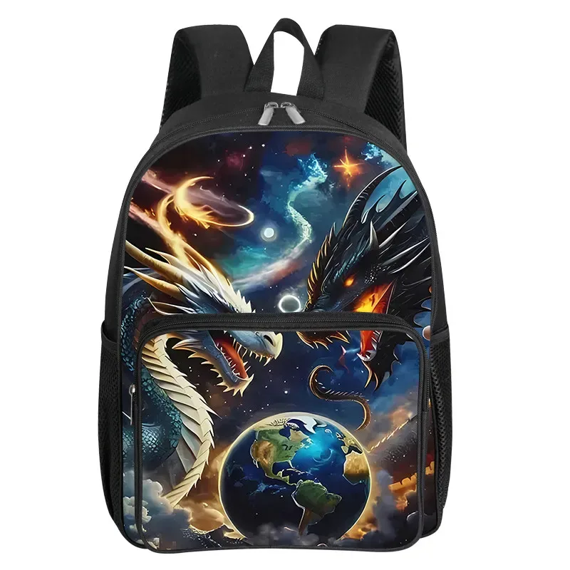 sac à dos à poche avant carrée à motif de planètes cosmiques pour garçons et filles, meilleurs cadeaux, sacs d'école à dessin animé 2d pour enfants