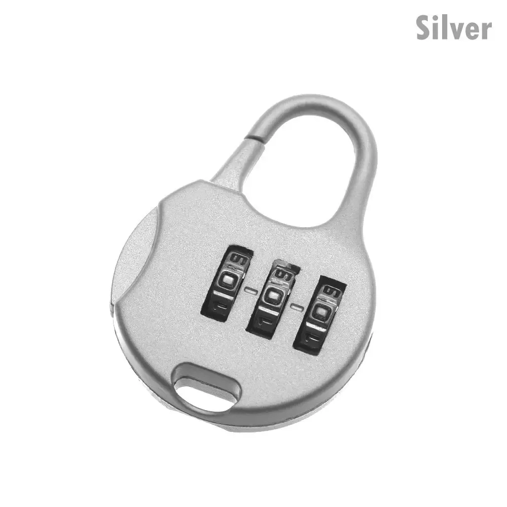 mini cadenas à 3 chiffres en métal, serrure à mot de passe blocode, valise de voyage, protecteur de journal, outil de sécurité, étui de psych, fourniture
