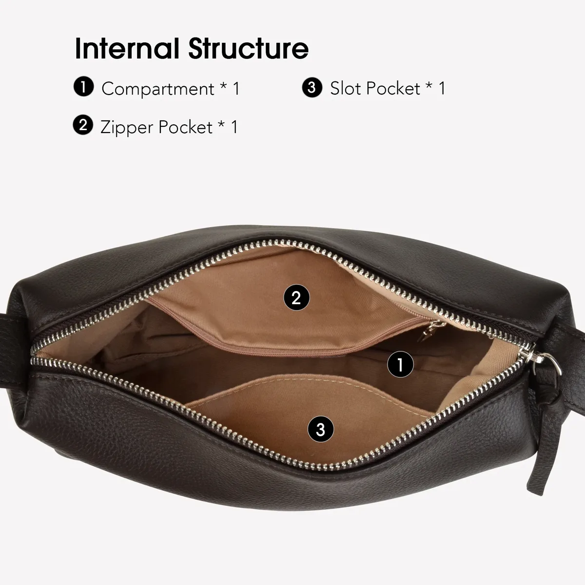 donna-in – sac à main demi-lune en cuir de vache véritable pour femmes, sac à bandoulière hobo en cuir de vache naturel pleine fleur, pour les affaires quotidiennes