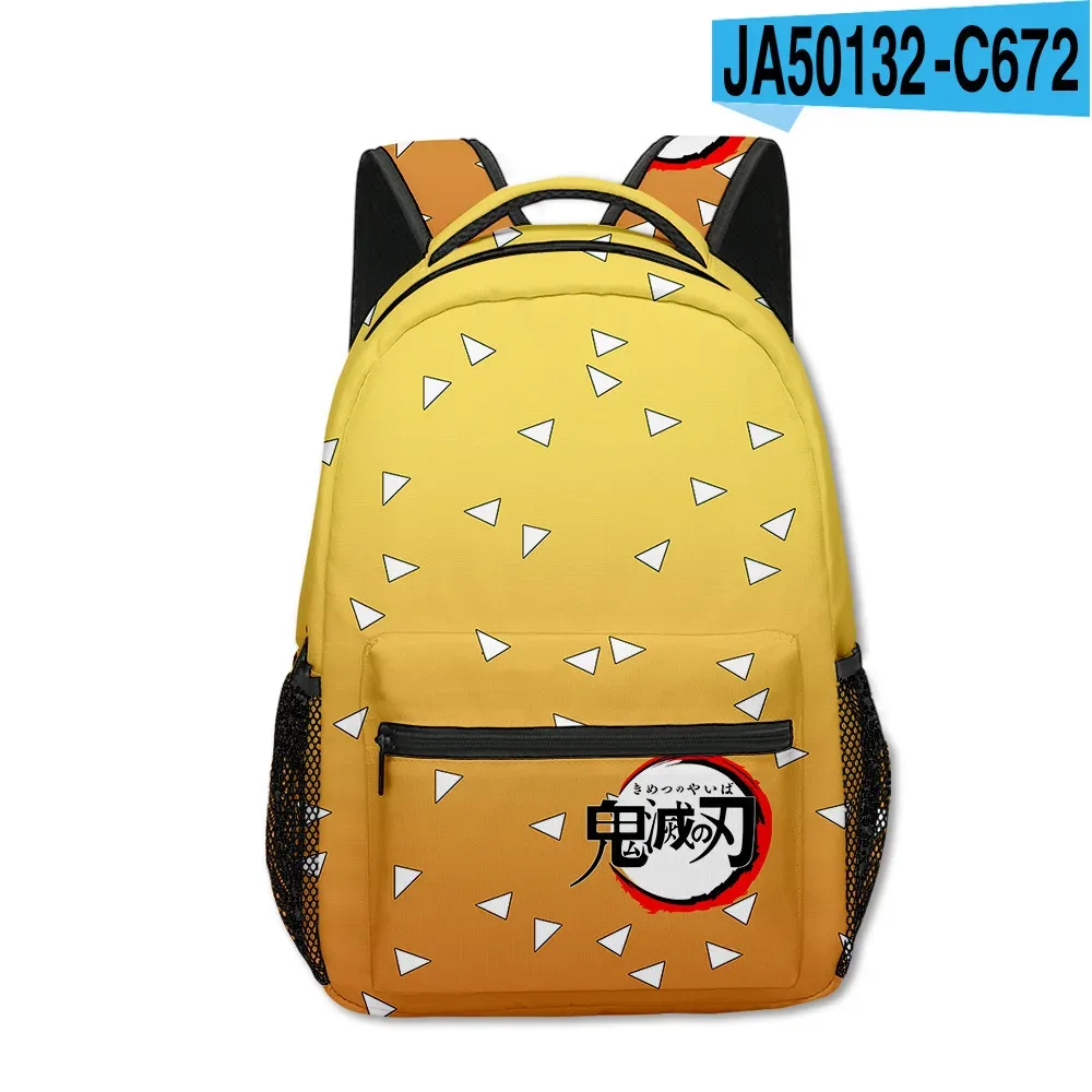 sac dos tissu oxford uni dessin animé géométrique multicouleurs triangles carreaux bandoulière arquée usage voyage