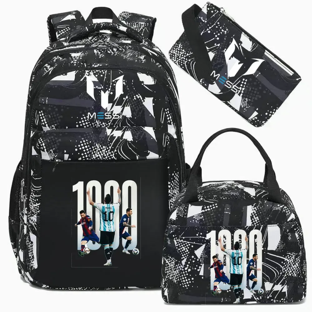 sac à dos imprimé messi, sac à dos de sport, de football, décontracté, pour femmes et hommes, sacs d'école harajuku, sacs d'école pour femmes et hommes, mochilas de voyage