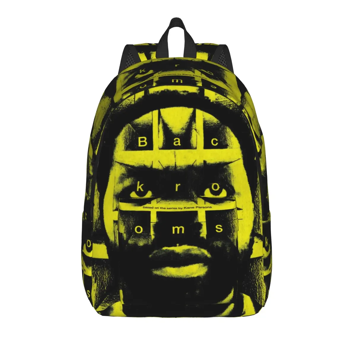 sac dos polyester jaune vif motif film couloir ultra léger voyage ecole universite femmes bandoulière ordinateur portable extérieur