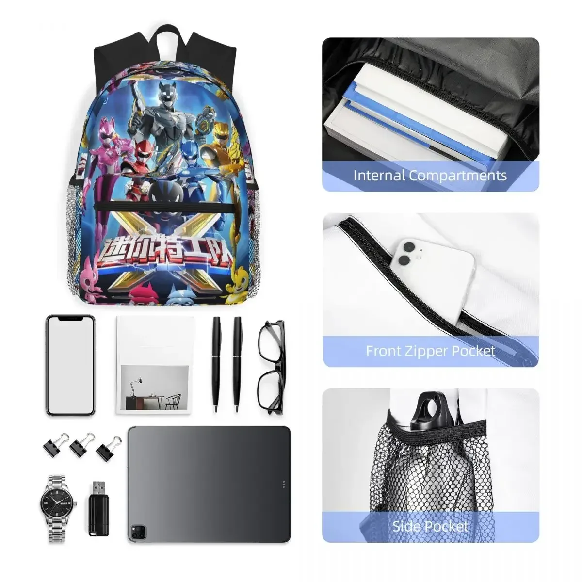 mini sac à dos scolaire force pour étudiants, sac de randonnée, sac de voyage, sac à dos de mode pour garçons et filles, sacs à bandoulière