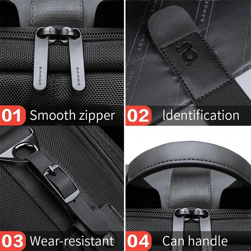 sac dos oxford université polyester noir ceinture coussin air poche chaussures broderie voyage utilisation quotidienne