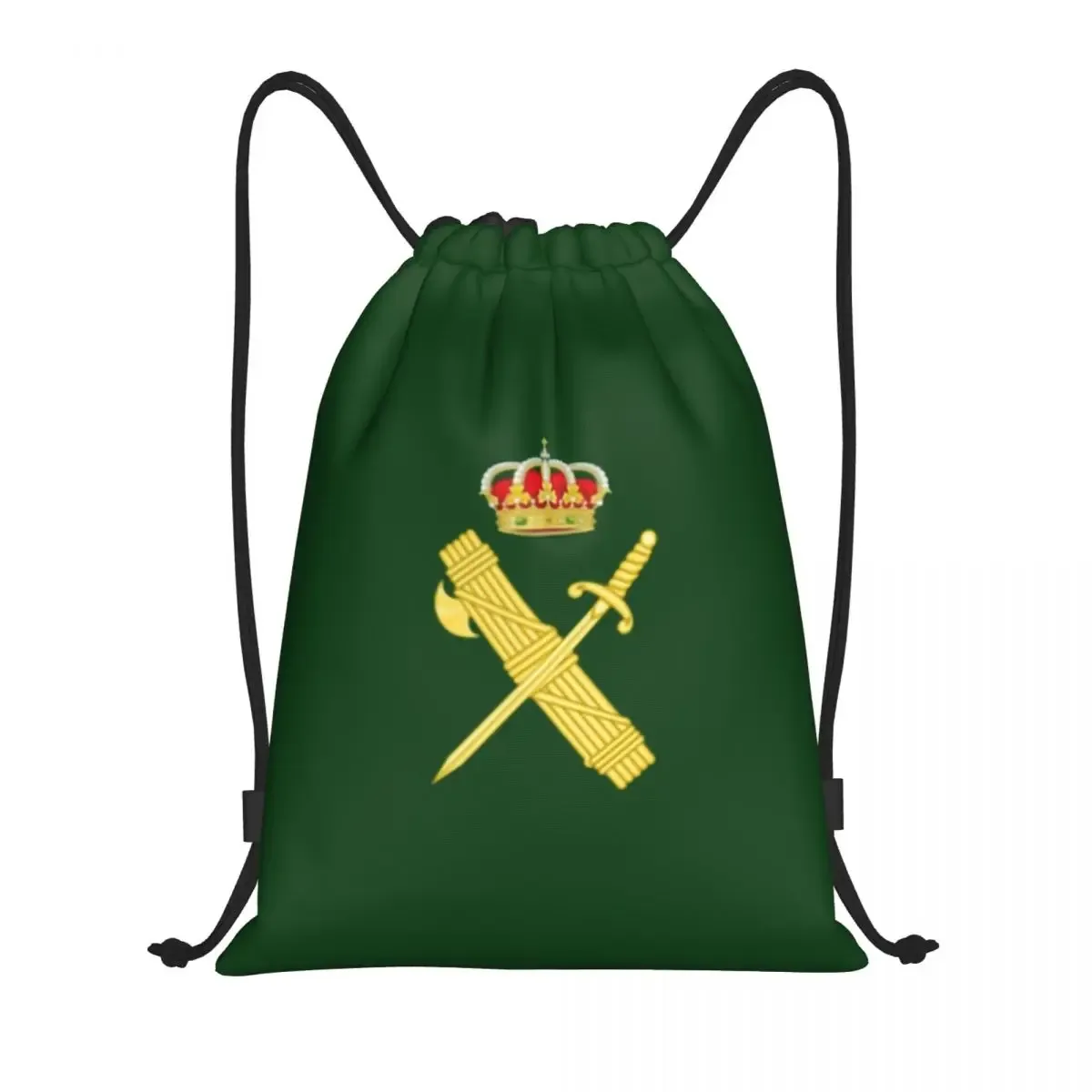 sacs à cordon personnalisés de la légion espagnole pour le shopping, sacs à dos de yoga pour femmes et hommes, sac de sport avec armoiries d'espagne