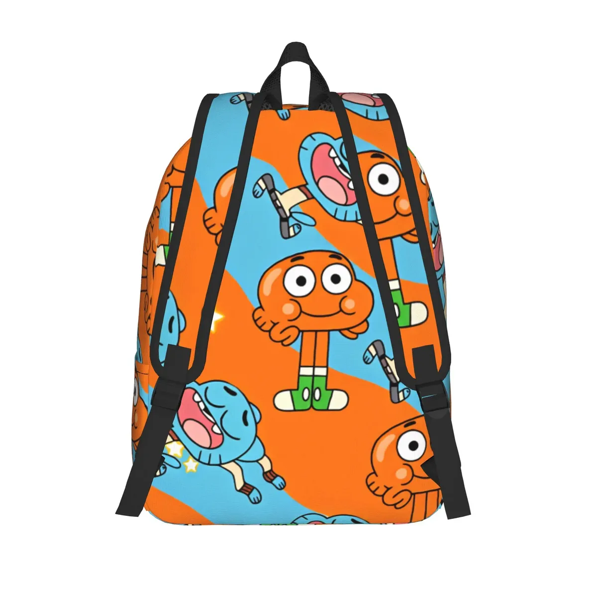 sac à dos the amazing world of gumball darwin swirl, sacs de voyage pour garçons et filles, sacs d'école durables de créateur, sac à dos décontracté