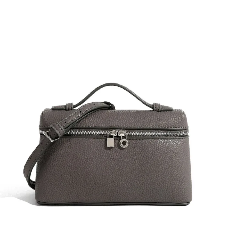 sac à bandoulière en cuir grainé de litchi, style premium et de niche, sac pour femme simple et tendance, sac à main mini exquis, sacs bandoulière.