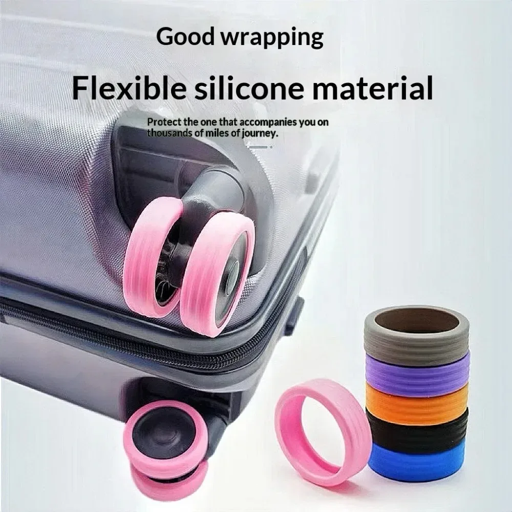 couvercle silicone protection roulette valise hauteur quinze centimètre largeur cinq deux centimètres usage voyage maintenance rechange