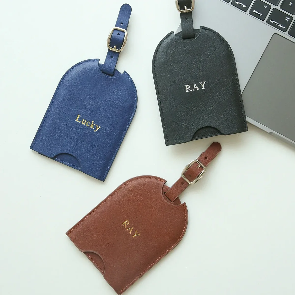 étiquette de bagage personnalisée avec nom, étiquettes de bagage personnalisées avec carte nominative confidentielle, estampage à chaud personnalisé pour sacs de voyage et sacs à dos