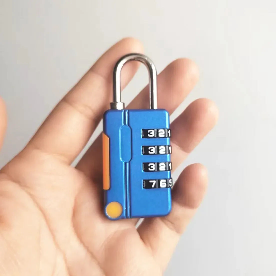 cadenas combiné numérique métallique noir orange voyage sacoche sport école armure compact elégant tsa