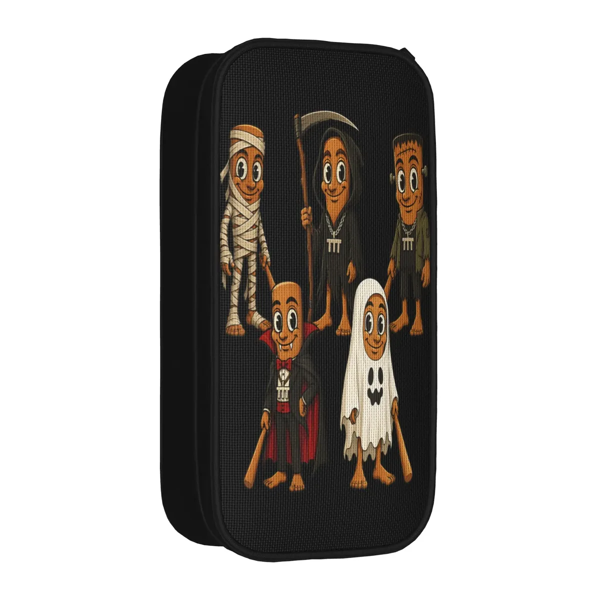 tung sahur neegy meme doorbell john pork halloween trousse à crayons esthétique pour garçons et filles, personnalisable diy pour l'école