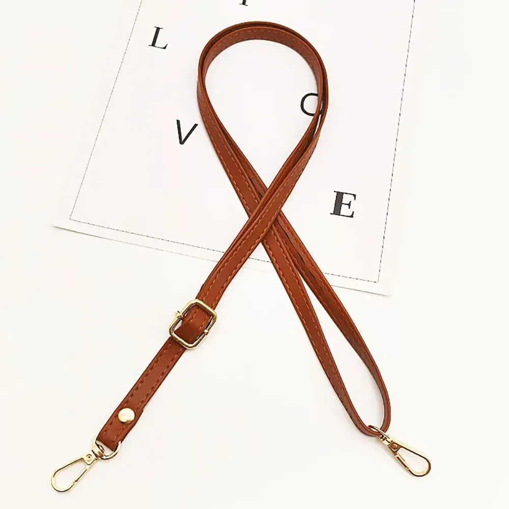 sangle de poignée de sac à main en cuir pu 51 pouces, longueur réglable, remplacement de sangle de sac à main, bricolage, poignée de sac d'embrayage, accessoires de réparation