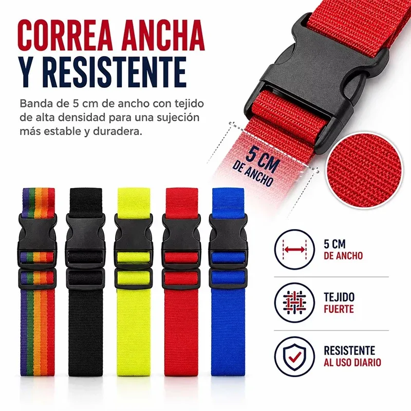 sangle de bagage réglable de 2 m, ceinture croisée pour voyage, sangle de valise en nylon avec boucle de verrouillage, accessoires pour sacs de camping.