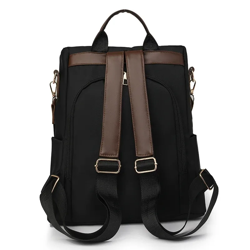 sac à dos antivol femme décontracté en nylon nouveau sac d'école 2025 mode grande capacité bandoulière sac à bandoulière mochila femenina