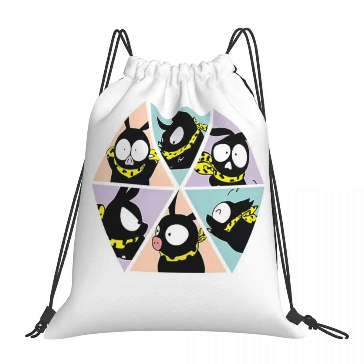 p chan ranma sacs à dos multi-fonction portable sacs à cordon cordon paquet poche sac de sport livre sacs pour les étudiants en voyage