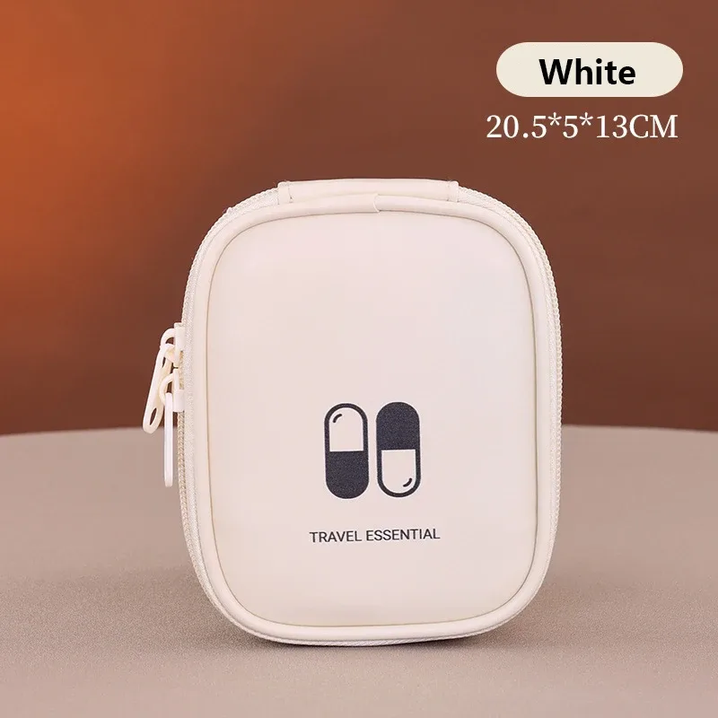 sac à médicaments portable d'extérieur pour hommes et femmes, petite ligne de données de voyage, fournitures médicales, pochette de rangement d'outils, mini fourre-tout, sac à capsules