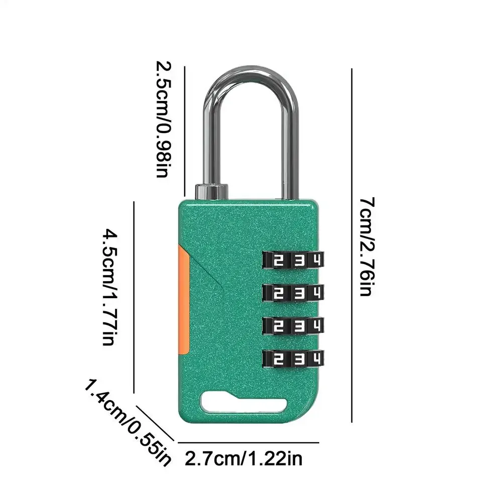 cadenas combiné métallique noir gris vert robuste zinc étanche usage extérieur voyages sports cadeaux sécurité travail enfant adulte