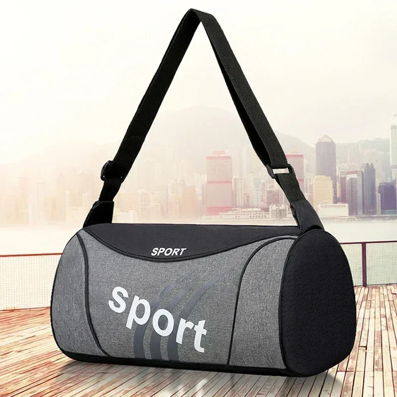 sac de sport unisexe pour femmes et hommes, sac à dos d'extérieur à bandoulière, polochon personnalisé, voyage de nuit, sac de sport de yoga