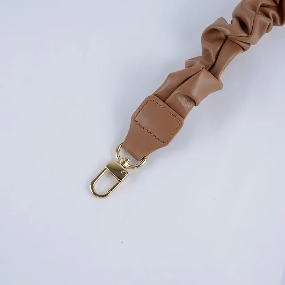 nouveau sac froissé en cuir bretelles plissées courtes longues plis poignées épaule sous les bras sangle remplacements sac à bandoulière accessoires