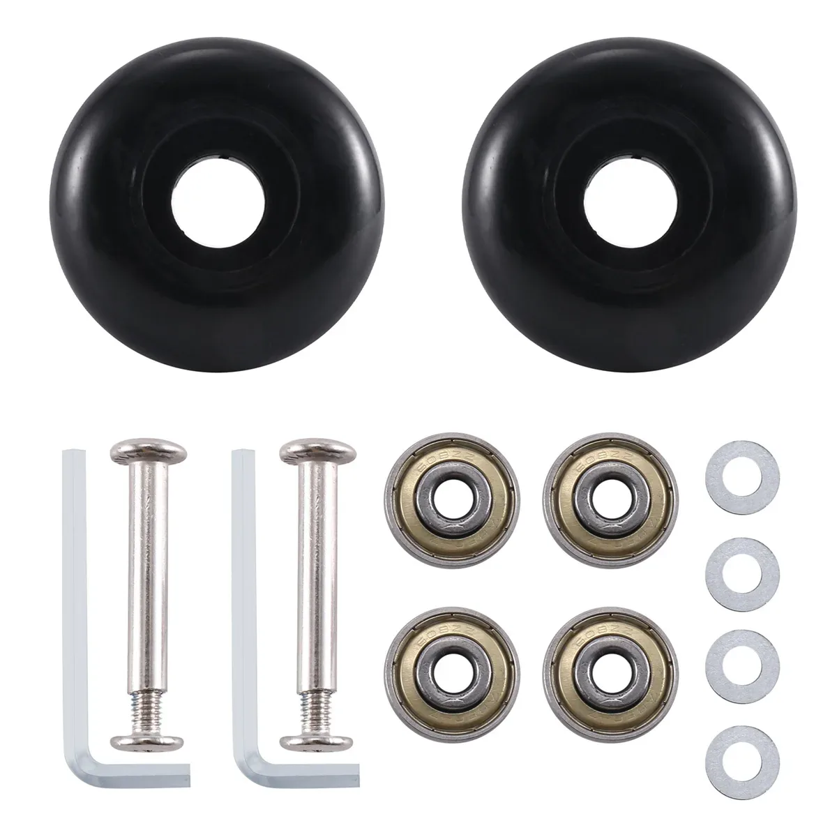 roulements pu acier carboné vis essieux noirs kit réparation accessoires valise roues pivotantes remplacement