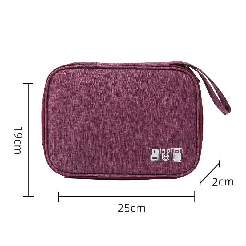 sac de rangement portable pour câbles de téléphone, organiseur d'accessoires électroniques, sac étanche pour câbles usb, chargeurs et prises