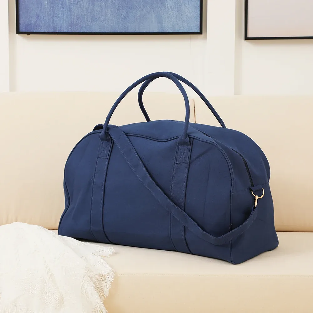 sac polochon en toile pour la fête des mères, pour femmes, week-end, sport, nuit, couleur unie, voyage, vacances, cadeau pour maman, idéal pour les voyages