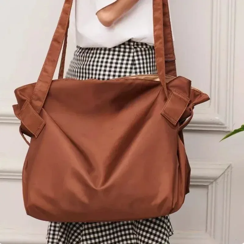 sac de shopping pliable, sac de voyage et de camping, sac de rangement de grande capacité, sac fourre-tout à bandoulière, sac de pique-nique pour femmes