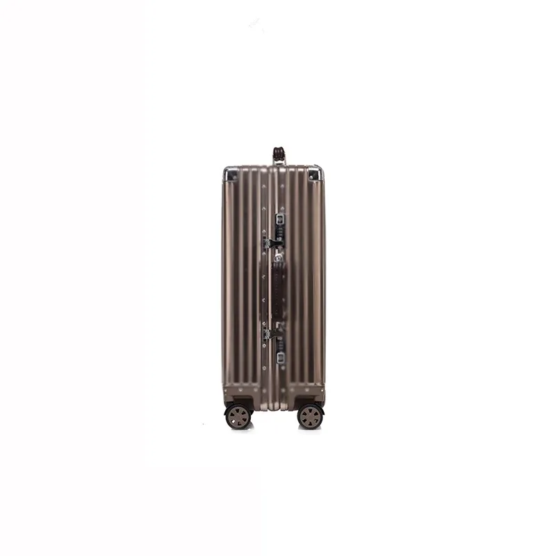 valise tout en alliage d'aluminium et de magnésium, boîtier de chariot à main, valises voyage en métal, bagage de cabine de voyage d'affaires 20 "24" 26 "29" pouces